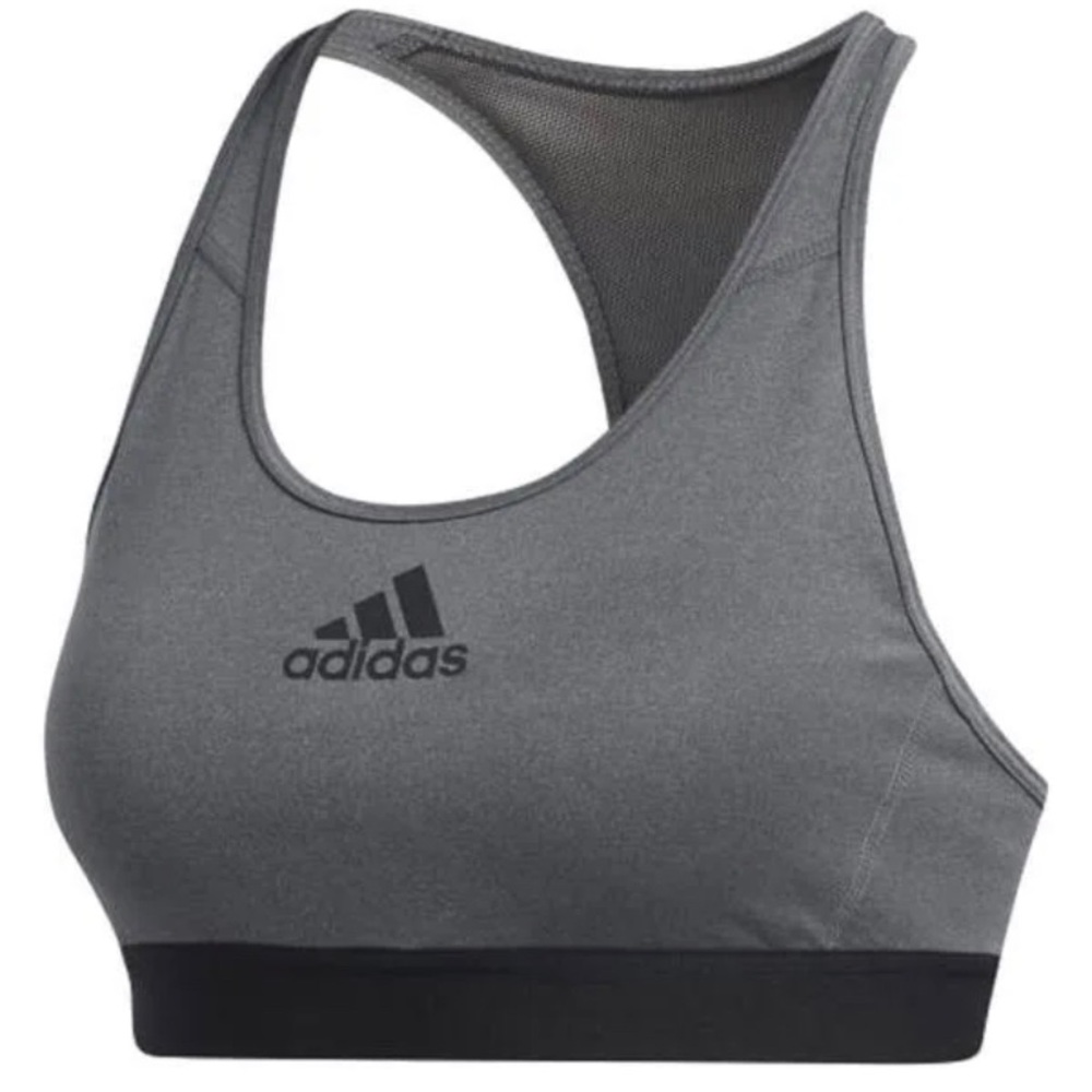 Adidas Padded White Womens Sports Bra Size XL NWT